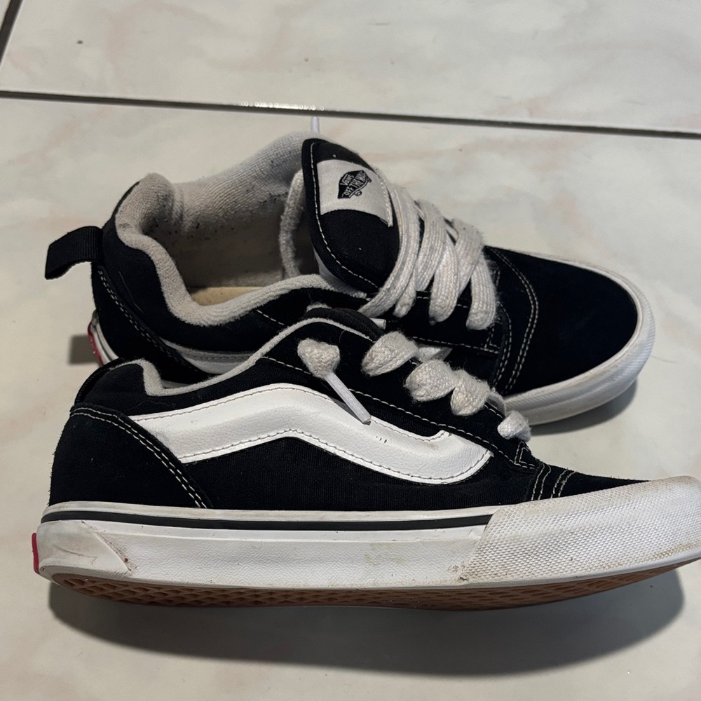 Vans Classic Black and White Skate Shoes